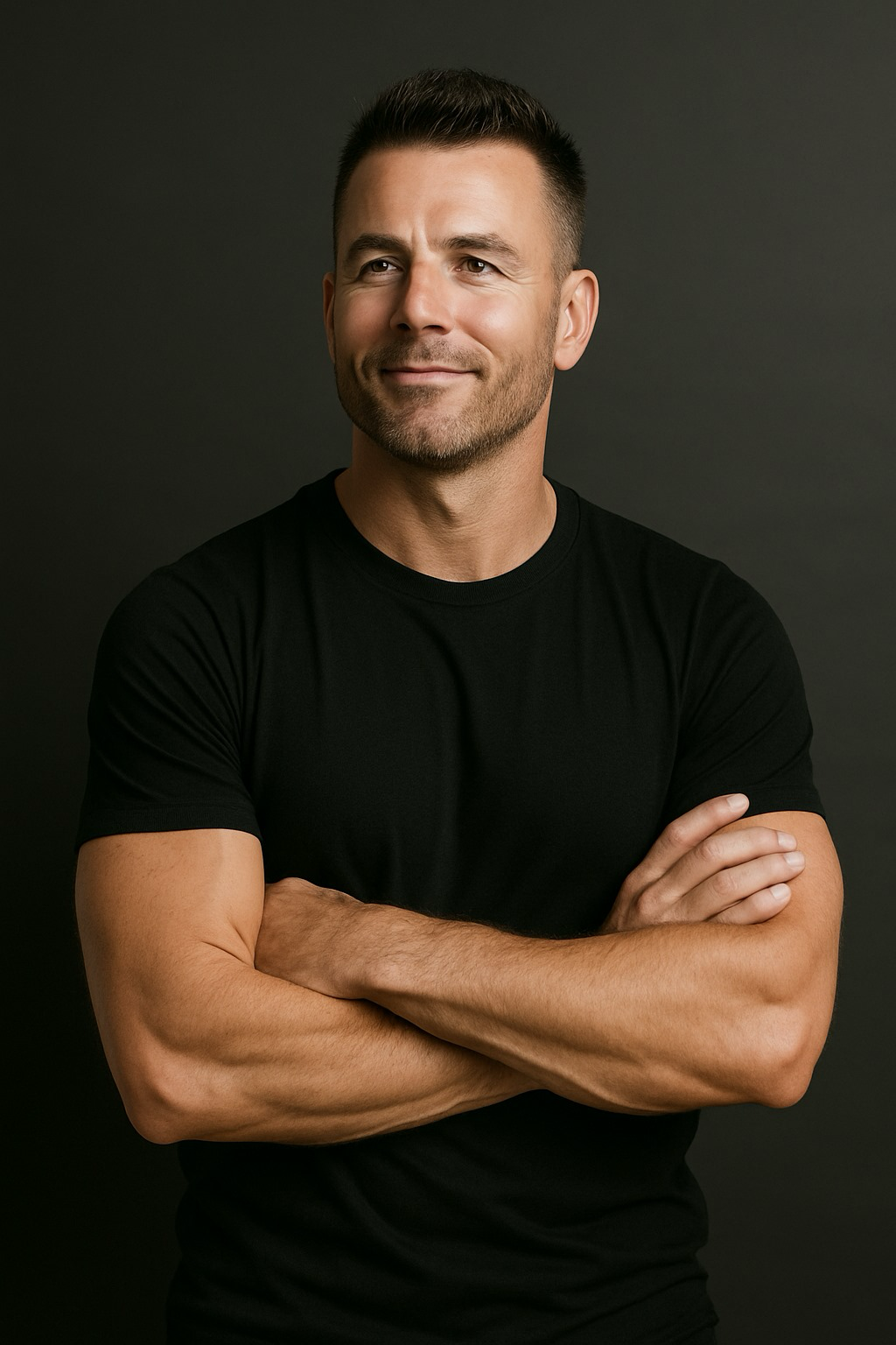 Strong man representing personal growth and confidence